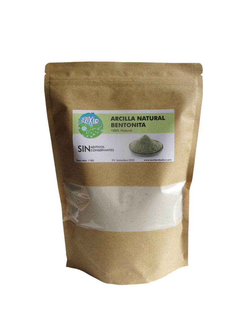 Arcilla Natural O Verde (Bentonita) | 1 Kg – Ecotienda Elixir