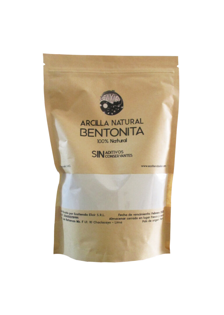 Arcilla Bentonita Natural | 1 Kg – Ecotienda Elixir