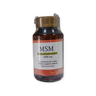MSM 1000 mg metilsulfonilmetano azufre orgánico 90 capsulas