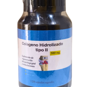Colageno hidrolizado tipo 2 para las articulaciones y osteoporosis capsulas vegetales