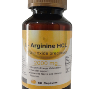 L- arginina hcl 2000 mg 60 capsulas